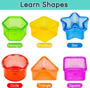 Montessori contando dinosaurios Juguetes Educativos de plástico para niños actividades de aprendizaje preescolar con juegos de combinación y clasificación - Product Image 3