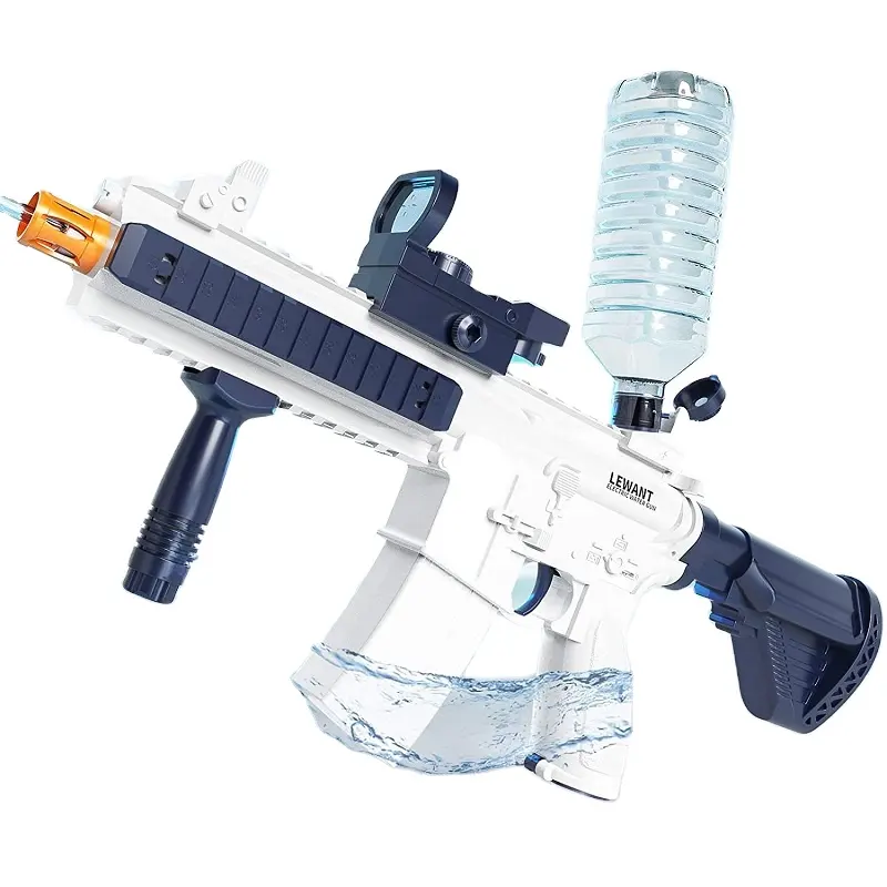 Pistolet à eau électrique à haute pression électrique M416 AKM47 pistolet à eau puissant jouet bouteille joignable pour adulte et enfants cadeau d'été