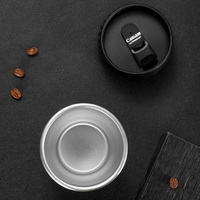 Mug à café isotherme en acier inoxydable personnalisé de 400 ml en forme d'objectif d'appareil photo / Gobelets isothermes en forme d'objectif d'appareil photo