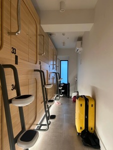 Whole Wooden Capsule Hotel <b>Bed</b> With in Socket Stair <b>LED</b> Light Bunk Youth Hostel Bunk <b>Beds</b> for Hostel - Product Image 2