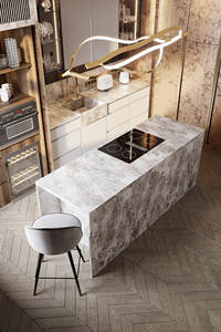 Gabinetes de Cocina Modulares Inteligentes de Lujo con Grifo y Bisagras, Diseño Moderno, Panel de Puerta Estilo Shaker, Importados de China - Product Image 2