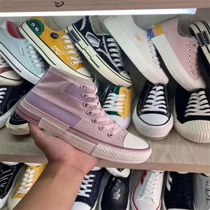 Calzado <span class=keywords><strong>de</strong></span> segunda mano para mujer, <span class=keywords><strong>de</strong></span> lona vulcanizada, económico, informal, surtido. - Product Image 4