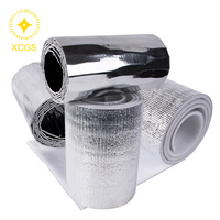 Rouleau de protection thermique en mousse XPE avec feuille d'aluminium tissée durable, barrière anti-condensation et anti-vapeur