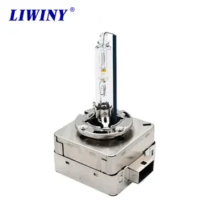 Liwiny 热卖 12v 35W 金属底座 hid 氙气灯 h4 h/l 8000k d1s d1c d1r hid 9006 hb4 汽车灯泡