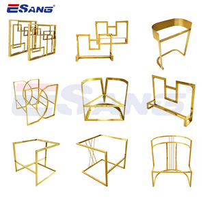 ESANG usine OEM table basse de salle à manger de luxe cadre en acier inoxydable pieds de canapé meubles en métal - Product Image 1