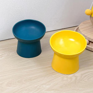 Tigela para Animais de Estimação em Cerâmica de Design Minimalista e Ecológico, Alta Proteção para o Pescoço, Disponível em Várias Cores para Gatos Comerem e Beberem - Product Image 5