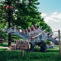 Modèles Animatronic réalistes de dinosaure de simulation mobile de dinosaure de grande taille électrique