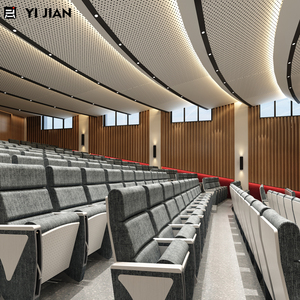 Nuevo estilo, muebles de Teatro de auditorio de tela ecológicos, asientos de silla de audiencia cómodos para uso escolar y hotelero - Product Image 5