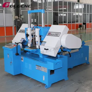 GOLDCNC Automatic Band Saw For Steel High Quality GZ4228 Fully Automatic Band Saw Machine