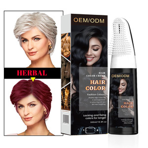 Shampoo Colorante OEM per Uso Domestico, Tinta Nera per <span class=keywords><strong>Capelli</strong></span>, Ingredienti Naturali, Colorazione Permanente Facile con Pettine - Product Image 1