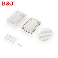 B & J 80*110*45mm taille couvercle gris extérieur électrique ABS plastique boîtier étanche boîtes de jonction