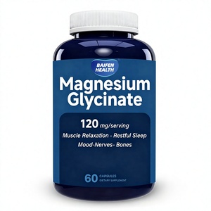 Suplementos de Glicinato de Magnesio 3 en 1 OEM/ODM, Cápsulas y Tabletas de Glicinato de Magnesio de 400 mg y 500 mg - Product Image 1