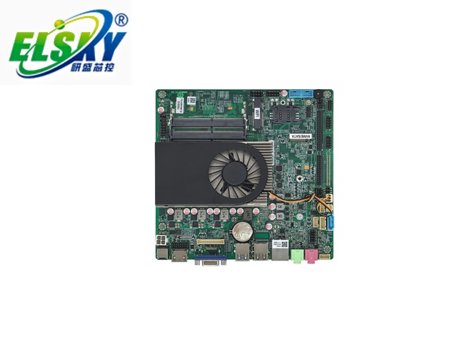 ELSKY Thin Mini ITX Motherboard Intel Core 7th I3/i5/i7 2x DDR4 max 64GB 4K Display M.2 SATA Ports