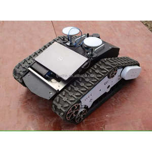 <b>Remote</b> <b>Control</b> <b>Robot</b> Crawler Tank Rubber Tracked Carrier Chassis Motor PLC Gearbox Engine Core Track Platform Transporter - Product Image 1