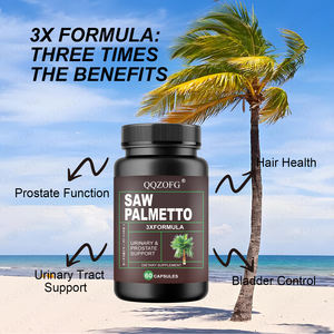 Le capsule di Softgel da 60 conteggi hanno visto il Palmetto per la salute della prostata adulta supporta la funzione del tratto urinario. Integratore a base di erbe - Product Image 3