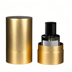 Boîte en carton rigide mini 15 ml, forme tubulaire arrondie, avec fenêtre de visualisation, pelliculage mat, gaufrage, biodégradable, fermeture magnétique - Product Image 3