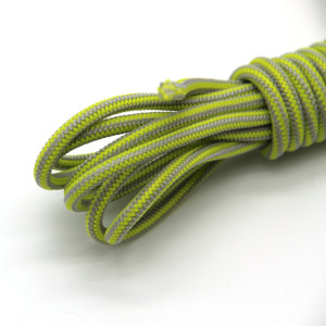 Cordon élastique tressé en polyester Xinda, coloré et personnalisable, 3 mm 5 mm, haute ténacité, écologique, pour vêtements et chaussures, couleurs personnalisées, en gros - Product Image 3