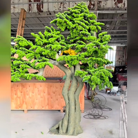Arbre artificiel en pin à haute résistance, fabriqué en usine, sur mesure, pour la décoration intérieure