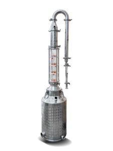 DYE 50L 100L 200Lマイクロ蒸留所、4プレートウィスキーブランディラム蒸留所蒸留銅ポットムーンシャイン - Product Image 6