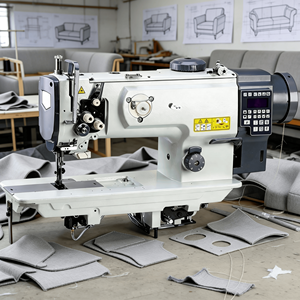 Heavy Duty Equivalent Sewing Machine Industrial for Leather Products, Sofa, Bags & Car Interior Making Stitching - Product Image 1