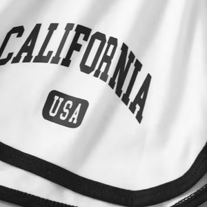 Femmes été nouvelle mode lettre Shorts décontractés rétro Stretch taille Chic femme pantalons courts shorts pour femmes shorts pour femmes - Product Image 1