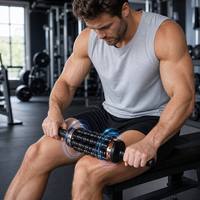 Bottes de compression d'air pour tissus profonds à 6 chambres, masseur de récupération des jambes avec écran tactile LCD pour les douleurs musculaires, usage domestique pour athlètes