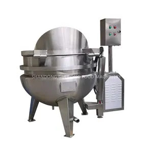 Professional Commercial 200L/300L/400L Industrial Steam Chicken Cooking Kettle Blanching Pot Machine