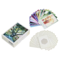 Cartes Oracle inspirantes en papier, 50 pièces, carton de Tarot avec guides, pour enfants, expressions généreuses, Positive, vente en gros