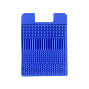 Soporte de silicona para tarjetas para teléfonos móviles, texturizado, con agarre sensorial para masaje de dedos, color rosa, material de silicona real - Product Image 2