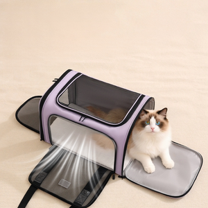 Foldable Pet <b>Carrier</b>, Breathable Portable Multi-purpose <b>cat</b> <b>Bag</b>, Large-capacity Pet Expansion <b>Bag</b> - Product Image 4
