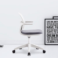 Chaise de bureau ergonomique de direction - Matériau PP, utilisation scolaire, accoudoirs réglables, siège et dossier larges