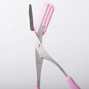 Tijeras para cejas con peine para cejas para mujer, tijeras para cejas, herramienta de maquillaje mágica - Product Image 3
