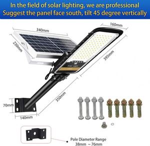 900W Dual Lenses Solar Street Lamp with CCTV 6 Million Pixels <b>LED</b> <b>Light</b> for Garden IP65 Rating <b>Light</b> Sensor Control Wall Mount - Product Image 6