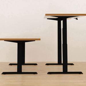 Hot bán điện Chiều cao có thể điều chỉnh tai nghe bằng gỗ động cơ kép đi-đứng đứng điều hành MagSafe bàn đứng - Product Image 2