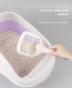 Große Katzenstreu schaufel mit langem Griff Bentonit-Katzenstreu-Must-Have-Werkzeug zur Reinigung feiner Löcher - Product Image 6