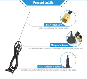 Ebyte ODM TX230-XP-200 3.5dBi high gain <b>wireless</b> antenna aerial 230MHz vhf sucker magnetic antenna - Product Image 5