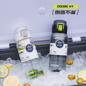 Botella de agua Dodge Tritan de 550ml con tapa abatible, taza para deportes al aire libre para hombres, mujeres, estudiantes, camping - Product Image 2