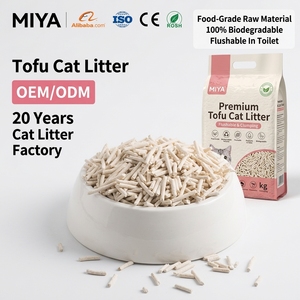 <span class=keywords><strong>Litière</strong></span> pour <span class=keywords><strong>chat</strong></span> en tofu de qualité alimentaire 100 % biodégradable, écologique, jetable aux toilettes, à agglomération rapide, en fibres de pois, OEM ODM Marque Privée - Product Image 1
