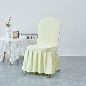 Beyaz Spandex etiyopya geleneksel sandalye bant kanat baskılı Logo ile sırtlı sandalye şapka terlik kapak ve süpürgelik Slipcovers - Product Image 6