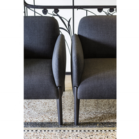 Ensemble de canapés modernes en tissu pour salon canapés design avec pied en bois massif