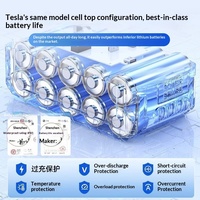 Alat Cuci Mobil Semprotan Air Bertekanan Tinggi 220V Pompa Pembersih Lantai Kuat Nirkabel Super-Pressurized Lithium ABS