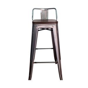 Đồ Nội Thất Xếp Chồng Bằng Kim Loại Bền Màu Đồ Nội Thất Quán Cà Phê Đen Công Nghiệp Ghế Quán <span class=keywords><strong>Bar</strong></span> Màu Đen Cho Nhà Hàng Bàn Ăn Cà Phê - Product Image 3