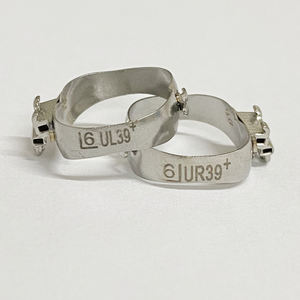 Forniture Dentali Ortodontiche: Bande Molari in Acciaio Pre-saldato ROTH / MBT / Edgewise per Ortodonzia Manuale - Product Image 3