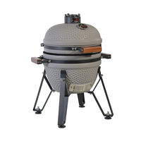 Barbecue Kamado en céramique de 15 pouces pour table, idéal pour l'extérieur et le jardin, vente en gros, OEM/ODM
