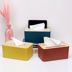 Boîte à mouchoirs en bois sécurisée et pratique pour la décoration de la maison - Product Image 3
