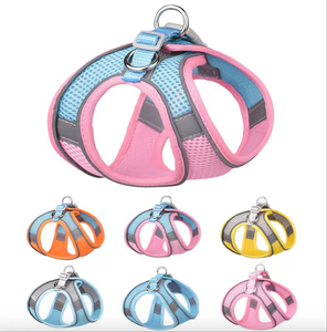 Tali Jalan Anjing Kucing dengan <span class=keywords><strong>Harness</strong></span> Rompi - Desain Bernapas & Reflektif - Product Image 6