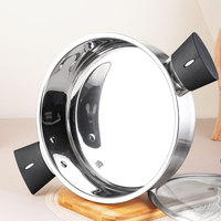 Casserole de cuisson personnalisée LECOS, faitout et marmites à soupe en acier inoxydable pour la cuisine domestique