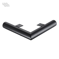 Pieds de table minimalistes en fer chromé, base de meubles pour applications de table