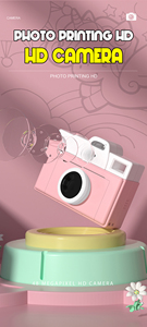 Çocuklar için Q8 Anında Baskı Dijital Fotoğraf Makinesi ve Fotoğraf Yazıcısı, Noel ve Doğum Günü Hediyesi, Çocuklar için Anında Baskı Fotoğraf Makinesi - Product Image 3