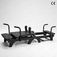 Piste de glisse allongée en alliage d'aluminium pour Reformer Pilates, pour mouvements à pleine amplitude, pour studio de Pilates, logo personnalisé OEM, 180 kg